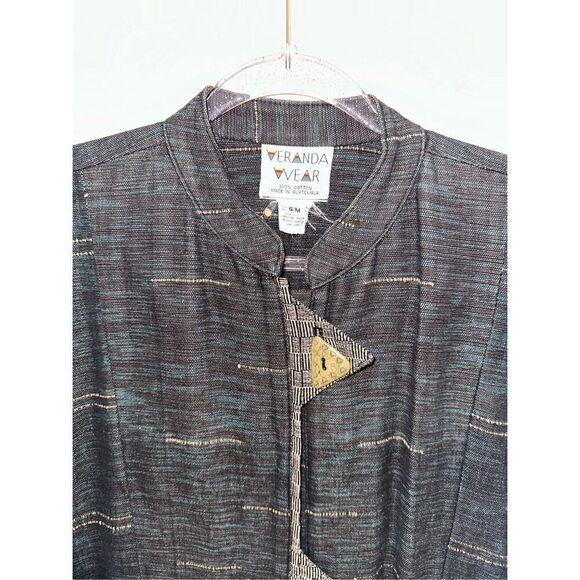 Veranda Wear S/M Handwoven Jacket art to wear - Picture 2 of 5